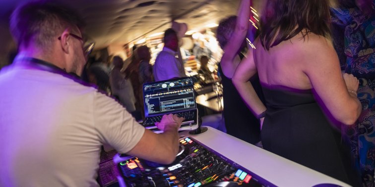 DJ at birthday party